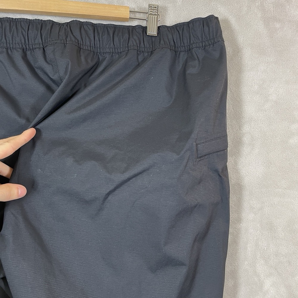 REI Rain Pants Mens XL Short Black Waterproof Nylon Hiking Zip Leg Outdoor 43509 - Picture 16 of 16